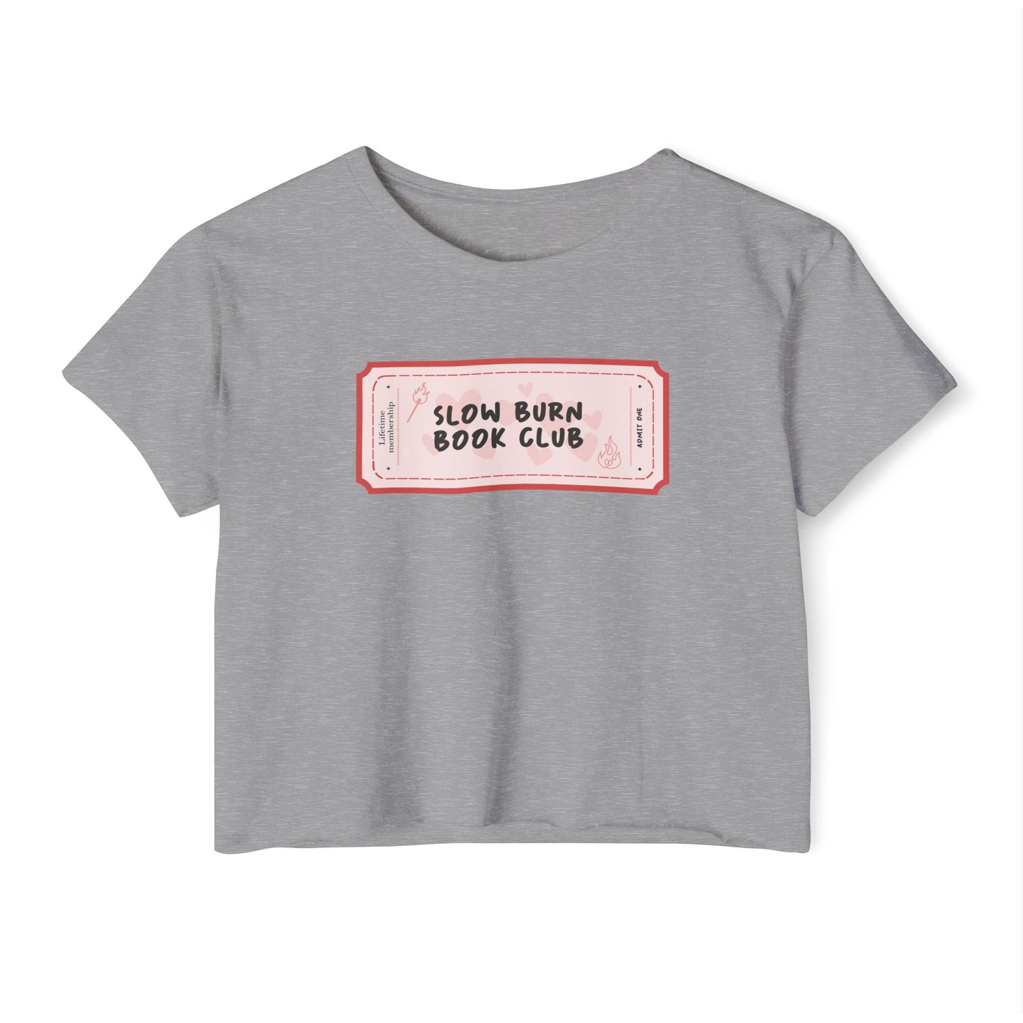 Slow Burn Book Club Crop Top