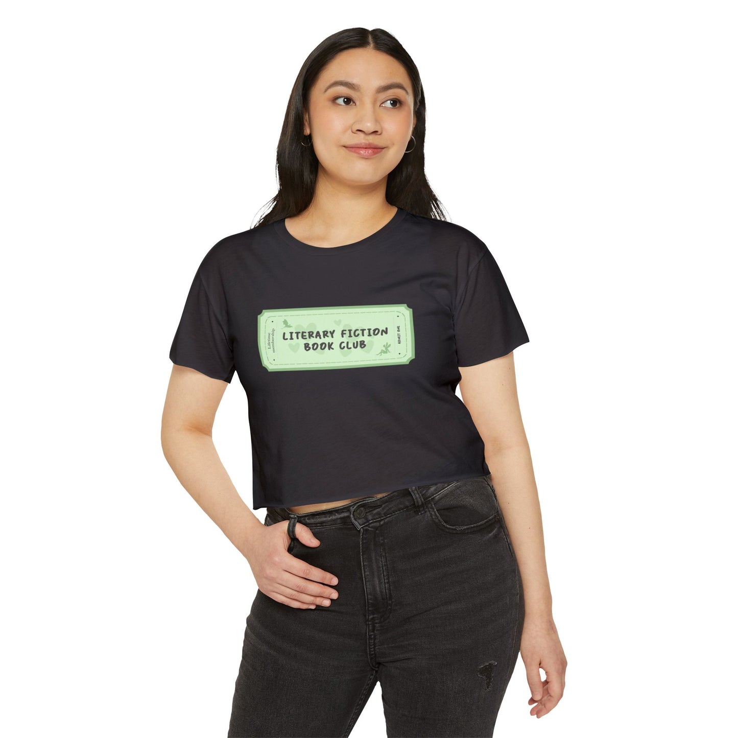 Literary Fiction Book Club Crop Top