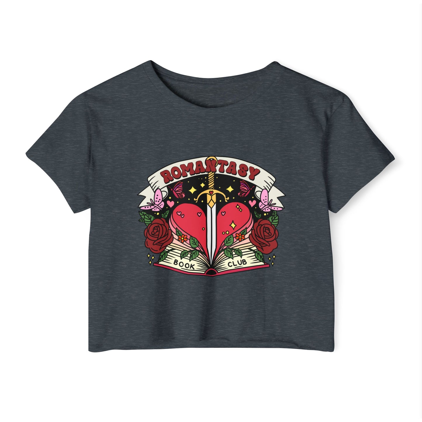 Romantasy Book Club Crop Top