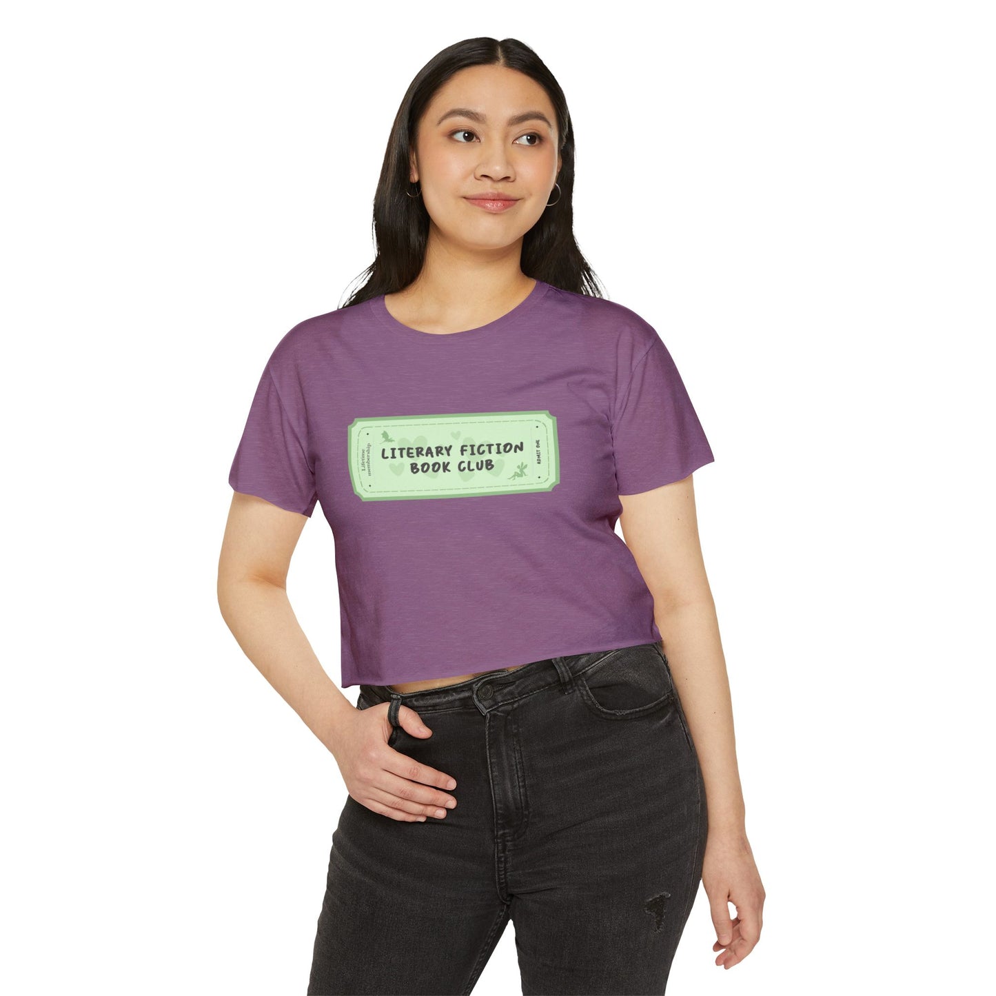 Literary Fiction Book Club Crop Top