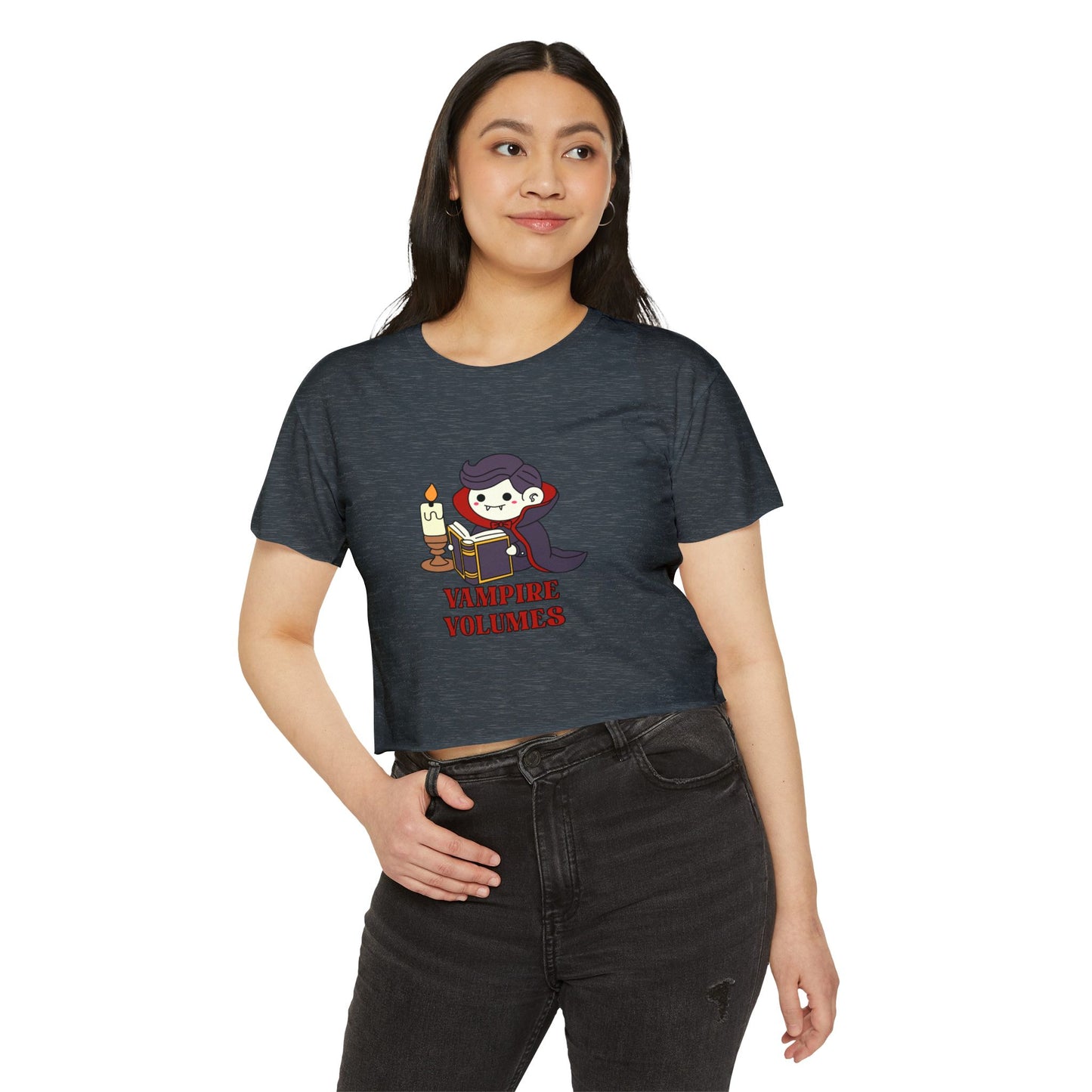 Cartoon Vampire Volumes Crop Top