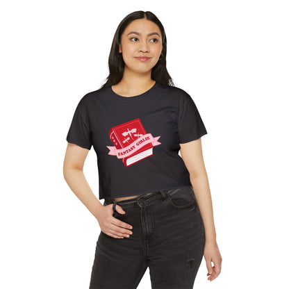 Fantasy Book Girlie Crop Top