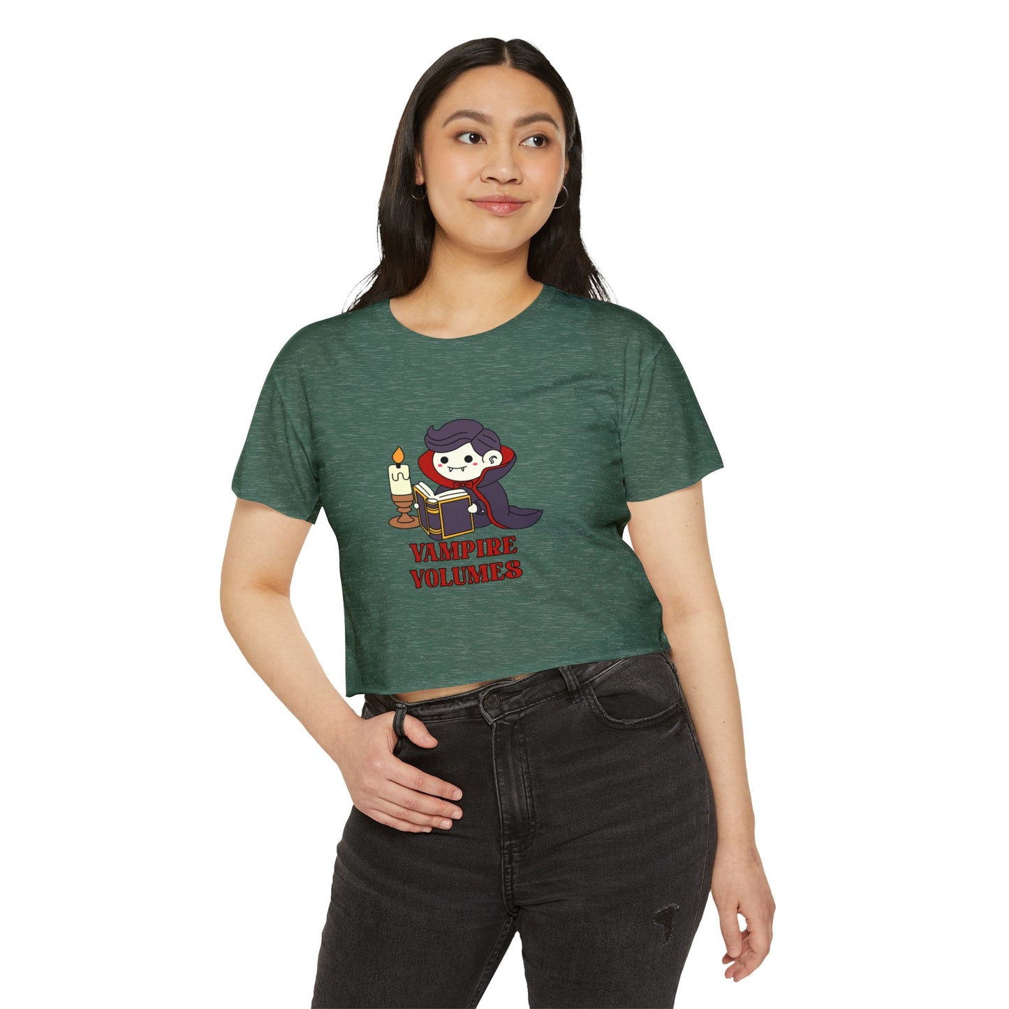 Cartoon Vampire Volumes Crop Top