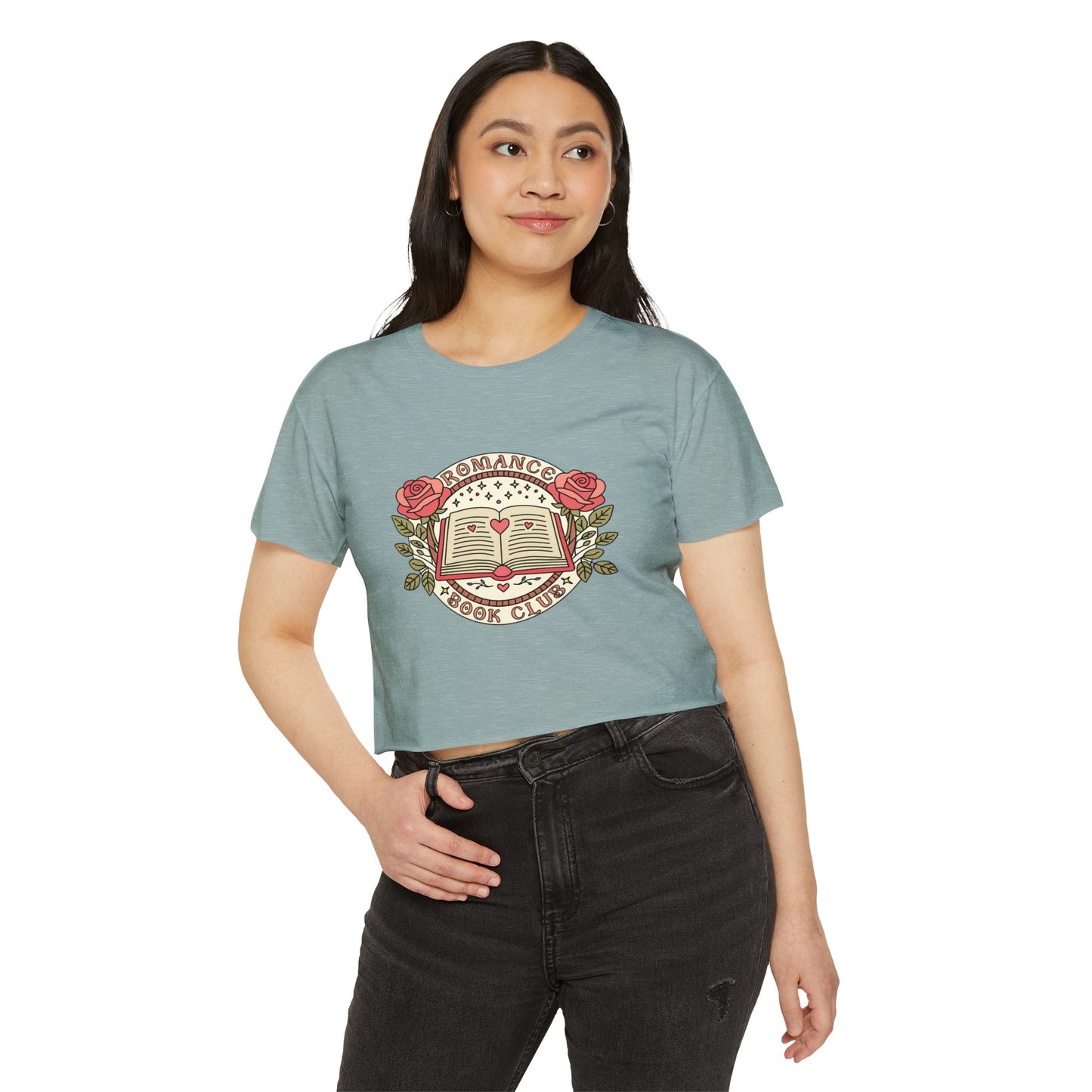 Romance Book Club Crop Top