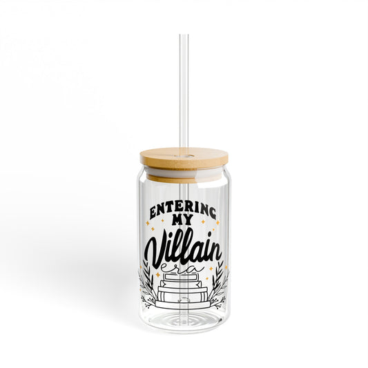 Entering My Villain Era Sipper Glass, 16oz