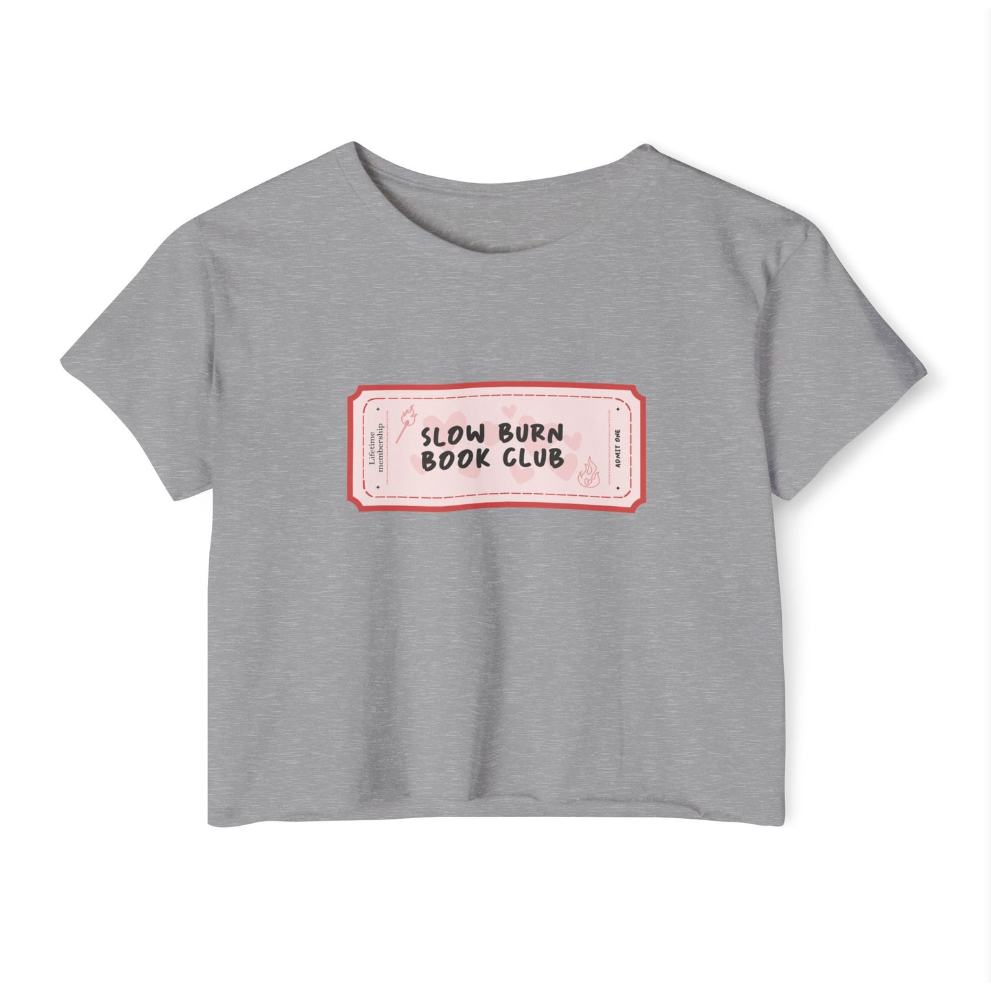 Slow Burn Book Club Crop Top