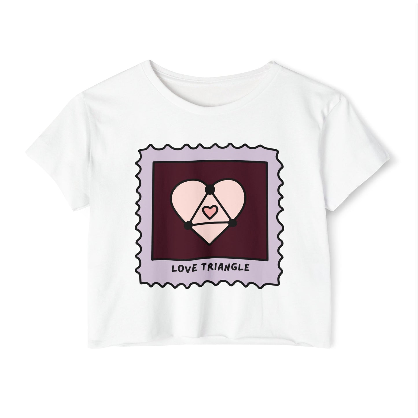 Love Triangle Crop Top