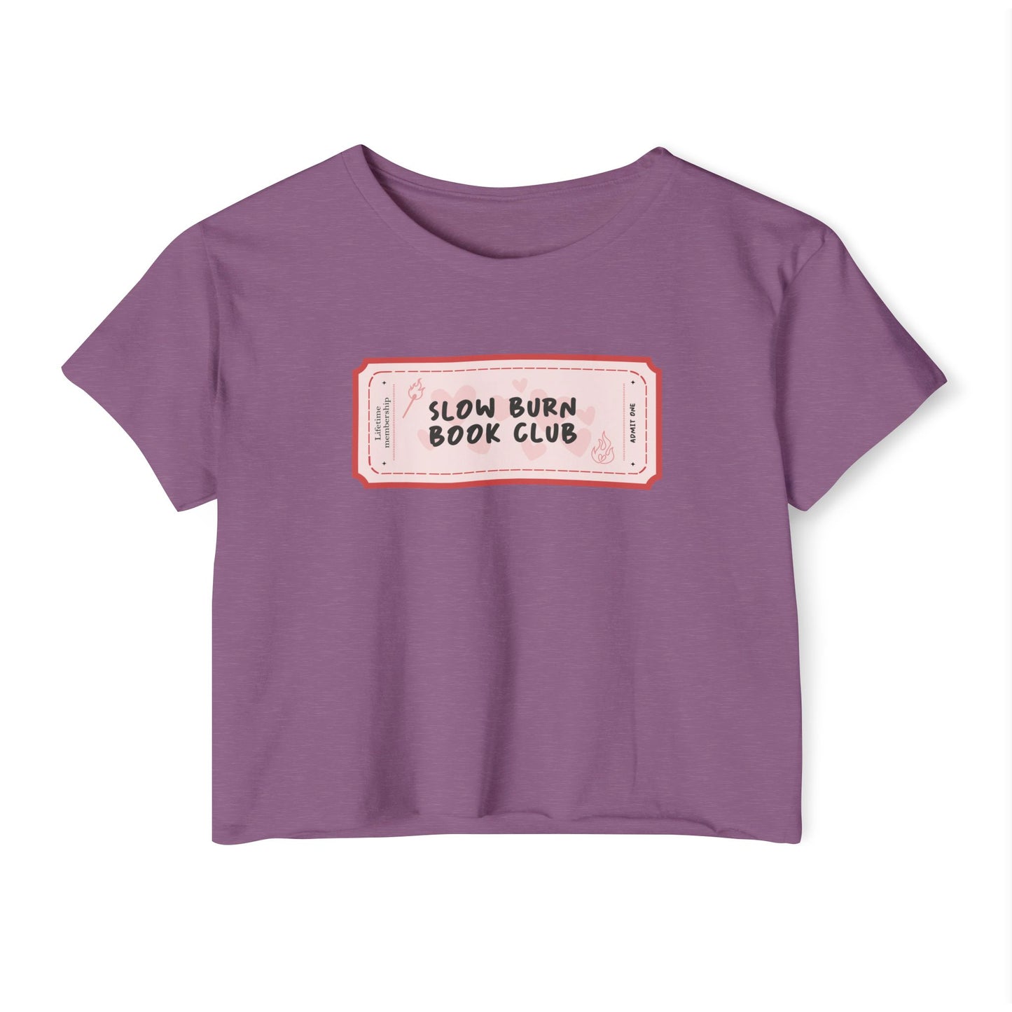 Slow Burn Book Club Crop Top