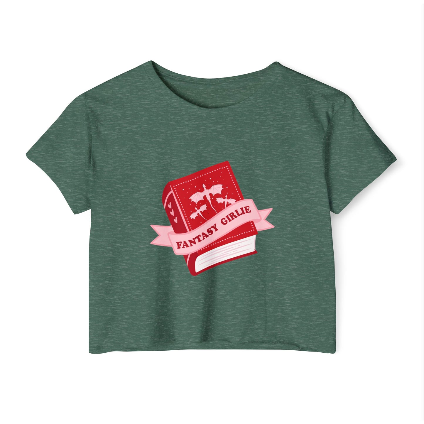 Fantasy Book Girlie Crop Top