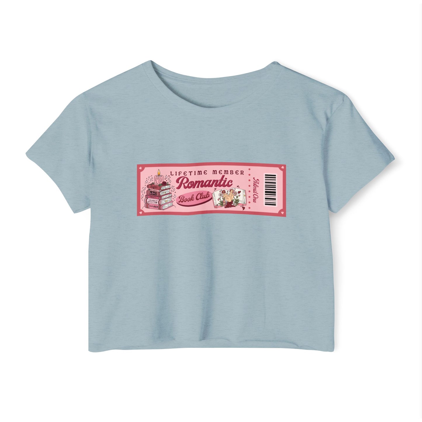 Romantic Book Club Membership Crop Top