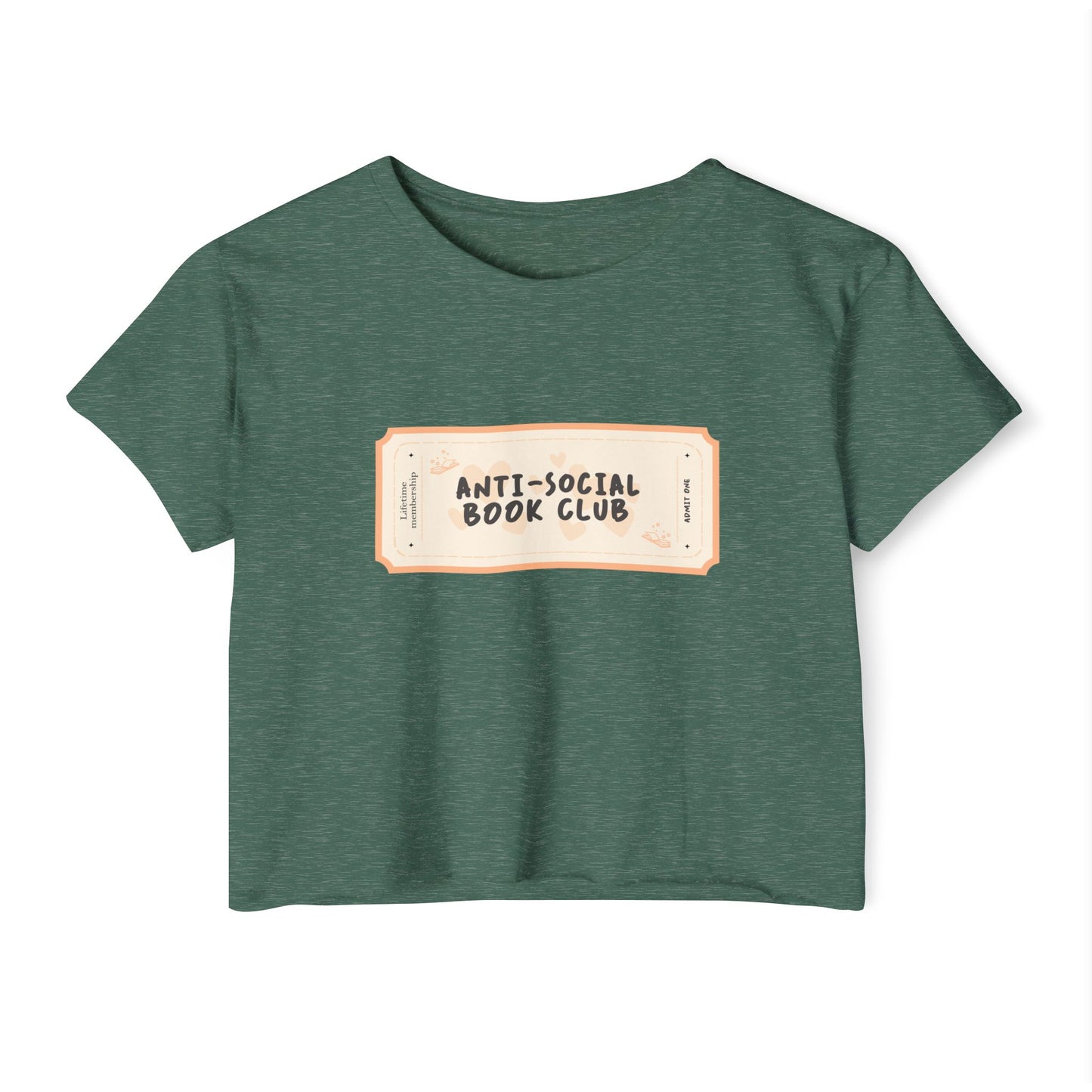 Anti-Social Book Club Crop Top