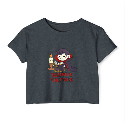 Cartoon Vampire Volumes Crop Top