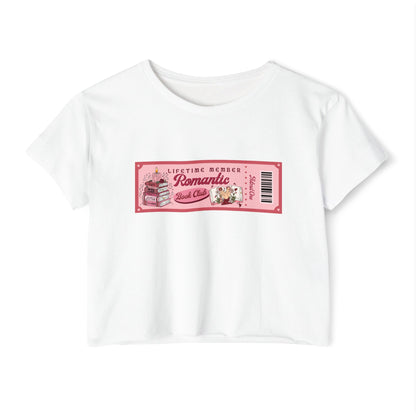 Romantic Book Club Membership Crop Top