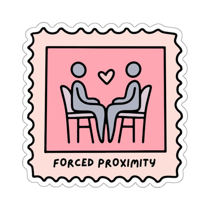 Forced Proximity Book Trope Sticker