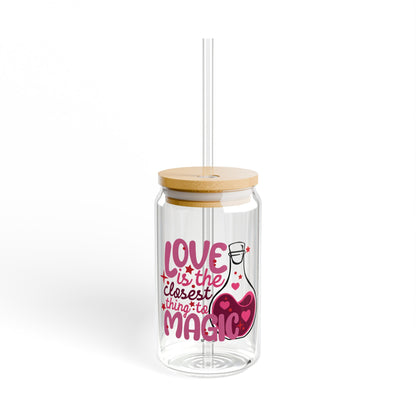 Love is the Closest Thing to Magic Sipper Glass, 16oz