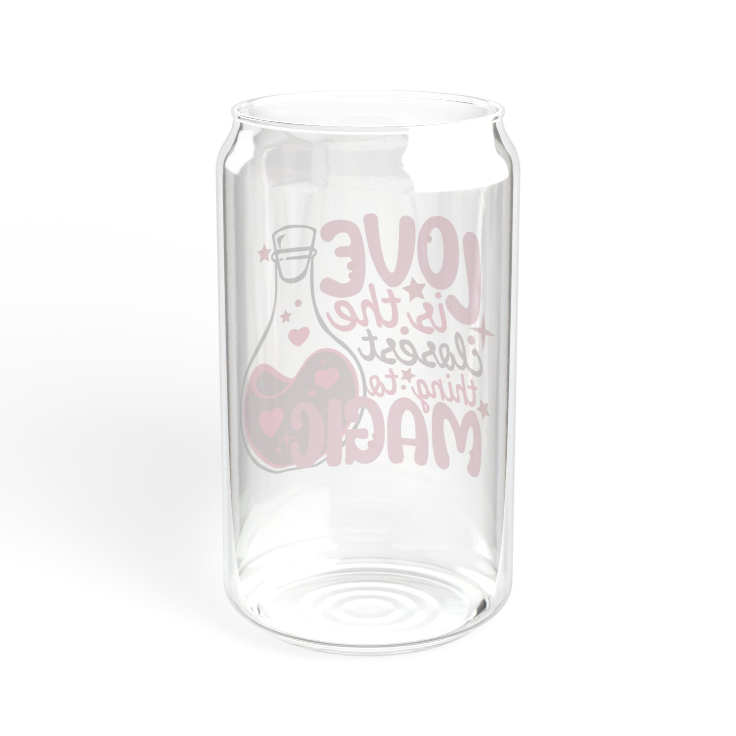 Love is the Closest Thing to Magic Sipper Glass, 16oz