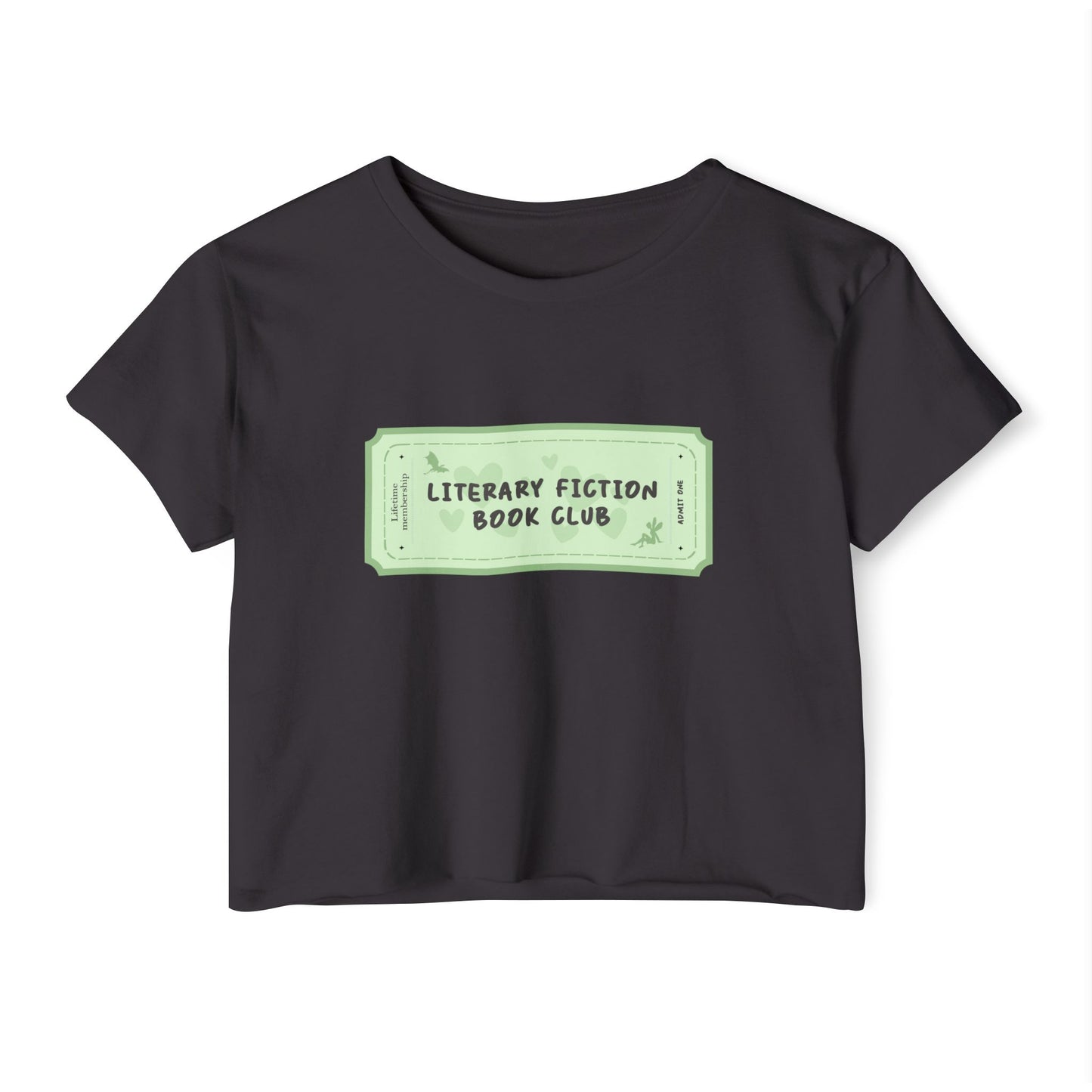 Literary Fiction Book Club Crop Top