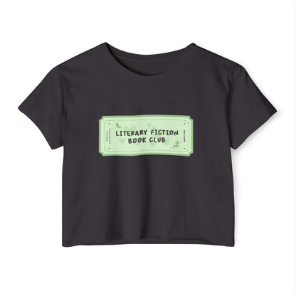 Literary Fiction Book Club Crop Top