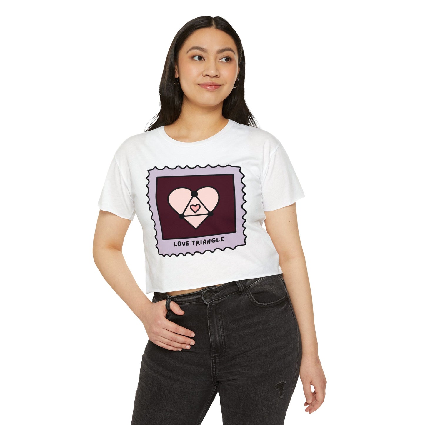 Love Triangle Crop Top