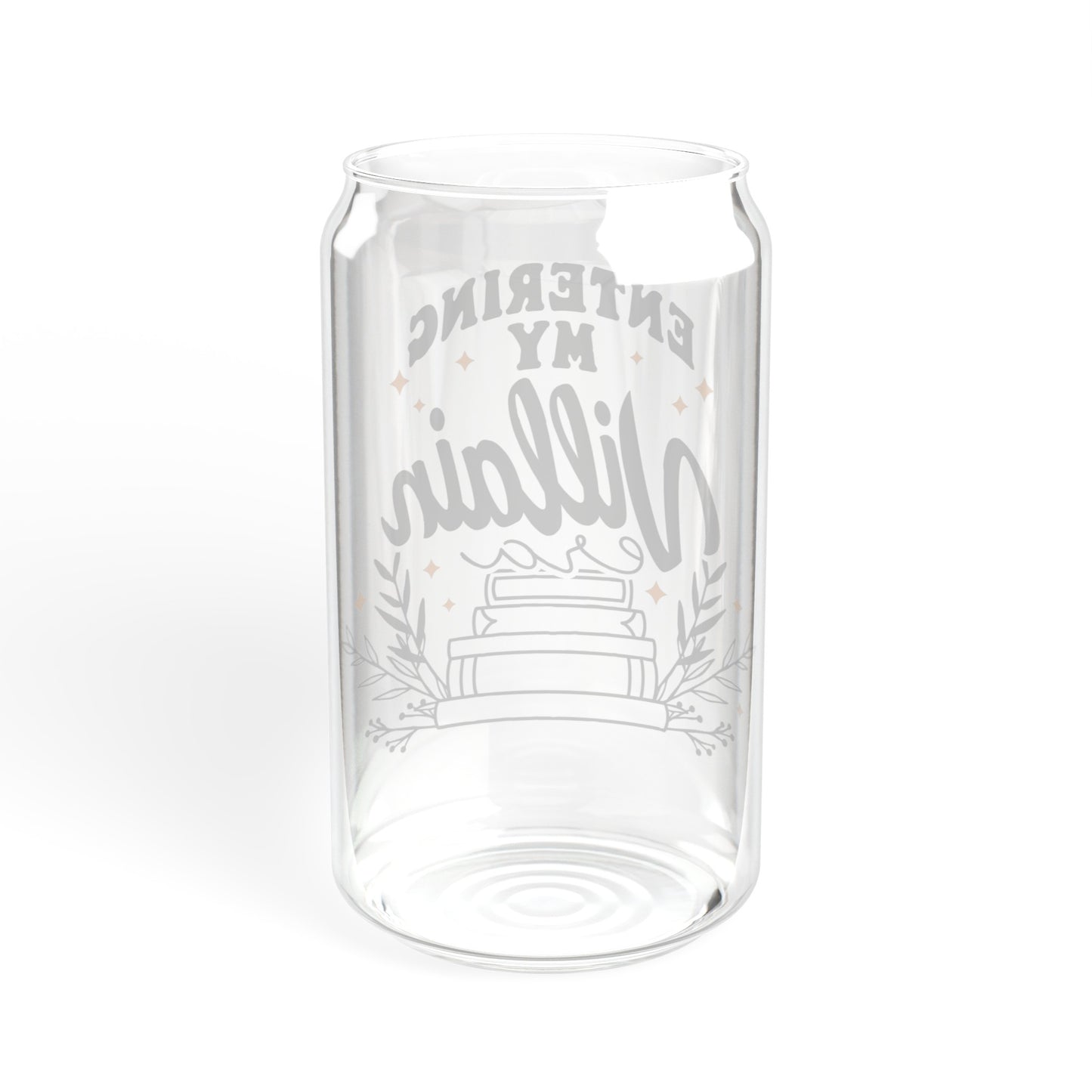 Entering My Villain Era Sipper Glass, 16oz