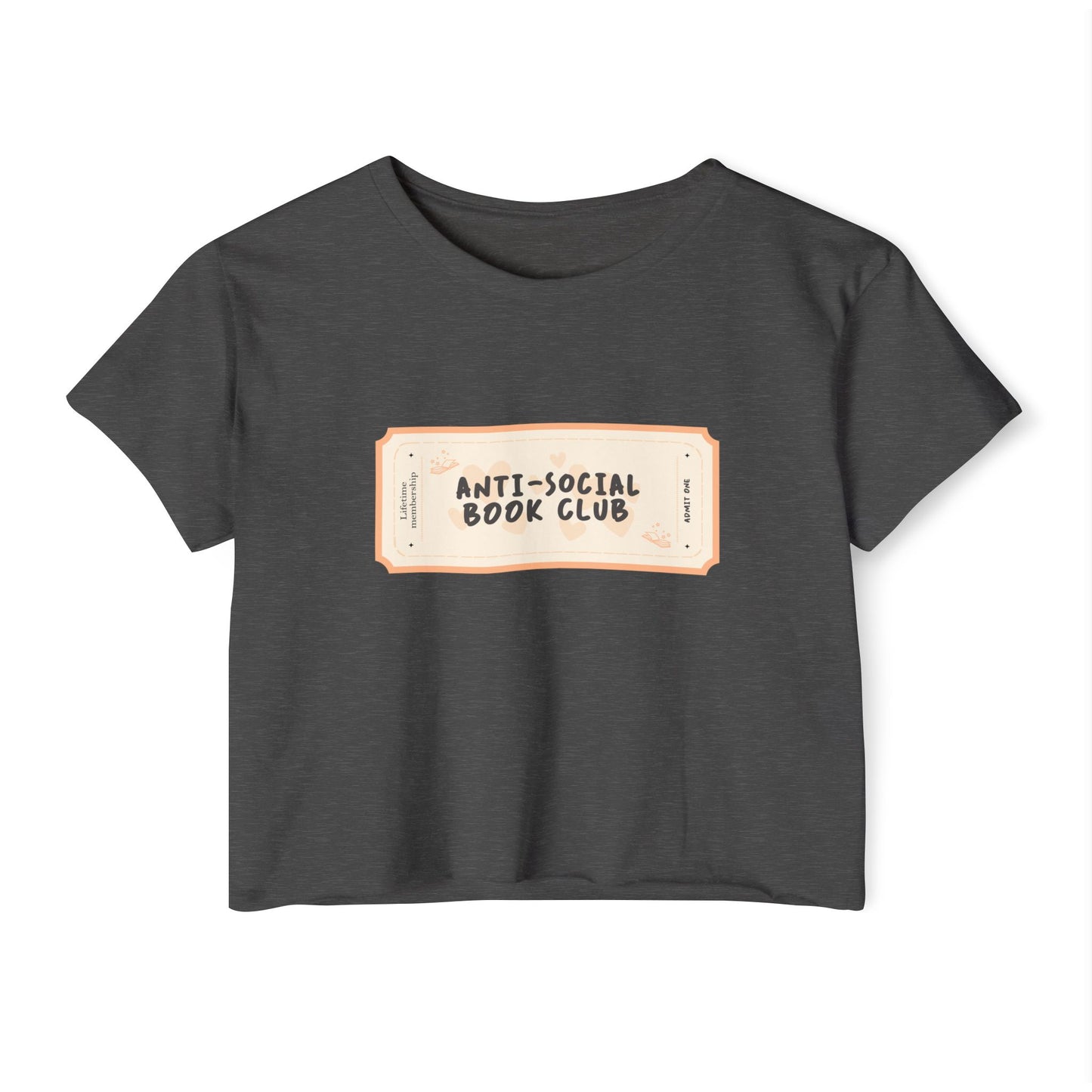 Anti-Social Book Club Crop Top