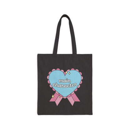 Main Character Canvas Tote Bag