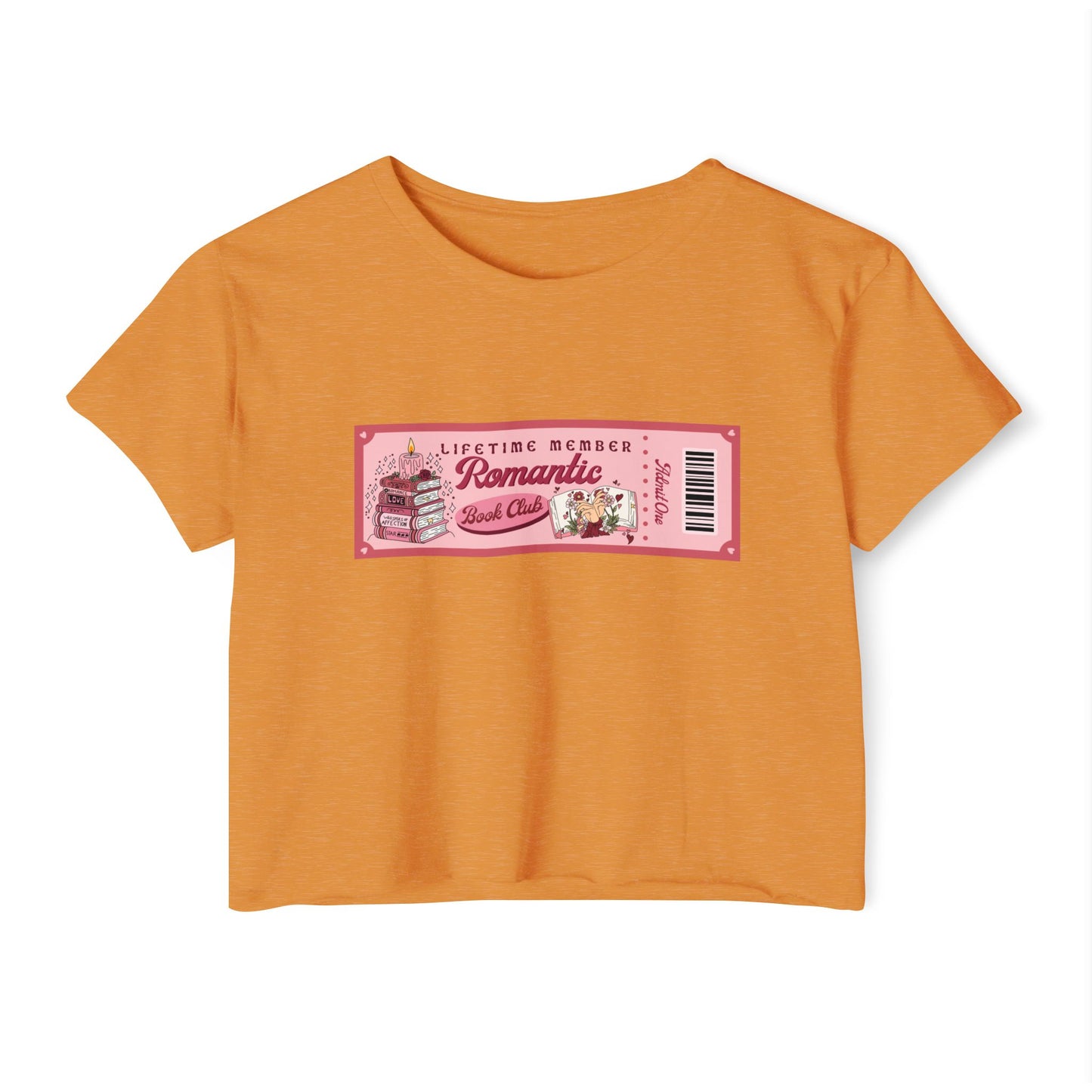 Romantic Book Club Membership Crop Top