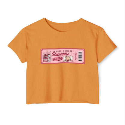 Romantic Book Club Membership Crop Top