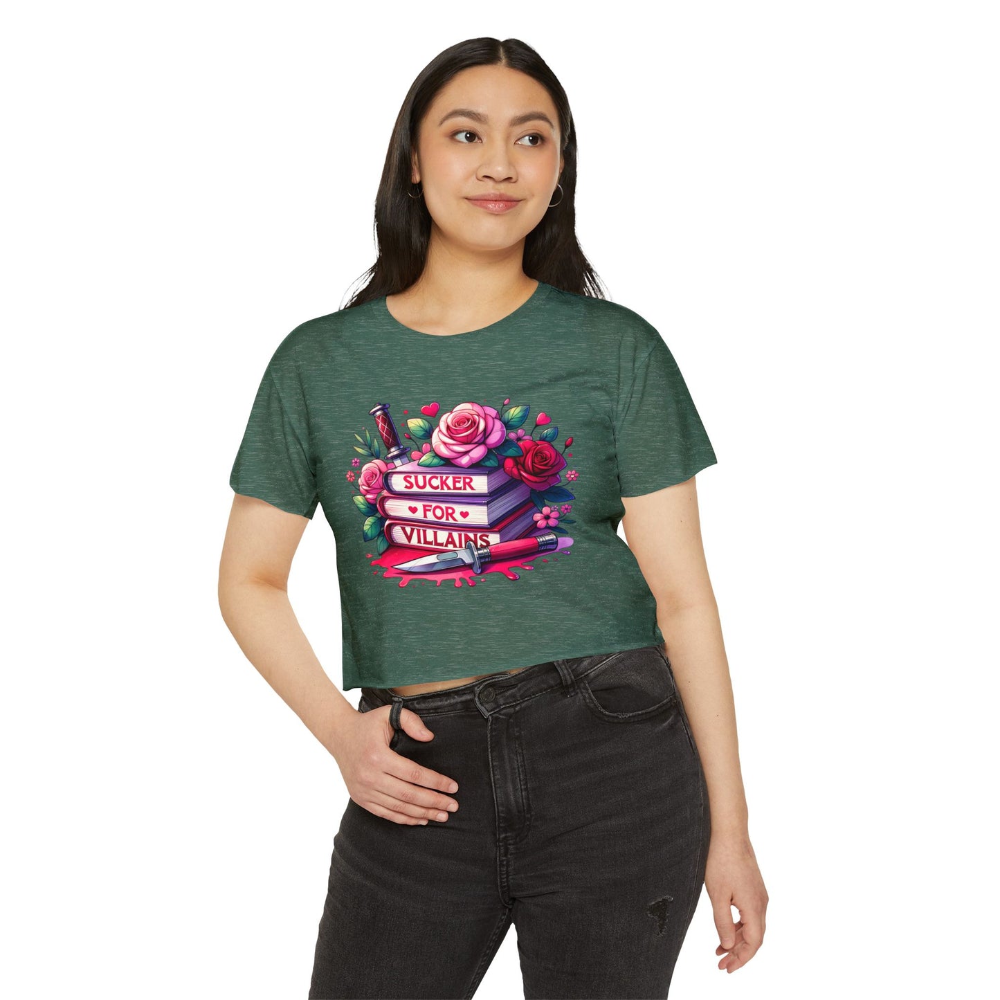 Sucker for Villains Crop Top