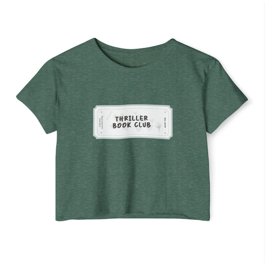 Thriller Book Club Crop Top